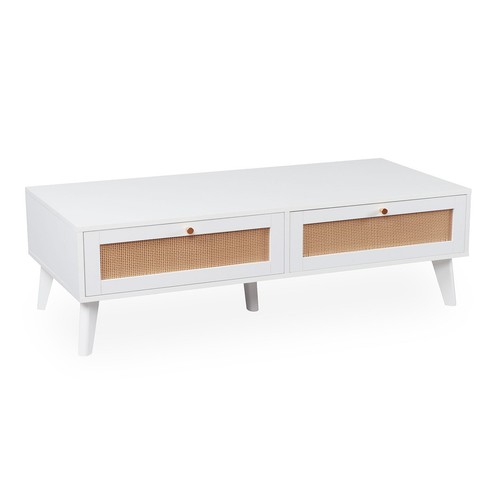 Table basse cannage rotin - cannage, en