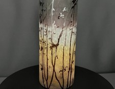 Vase en verre camée