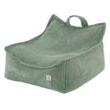 Fauteuil Pouf pour Bébé Enfants Chambre d'Enfant Velours Côtelé Vert...