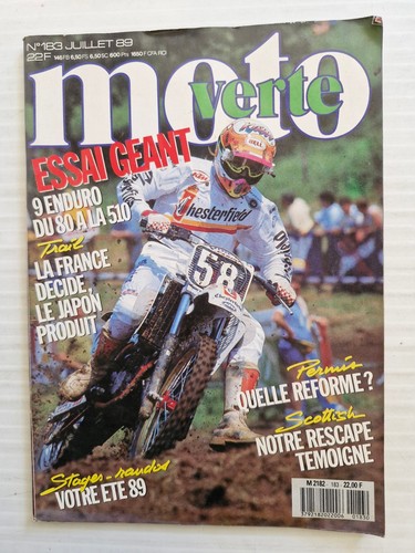 Moto verte 183 1989 - -,