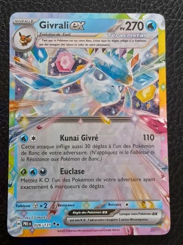 Carte pokémon givrali ex - ,