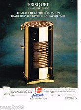 ADVERTISEMENT ADVERTISING 065 1994 gas boilers FRISQUET