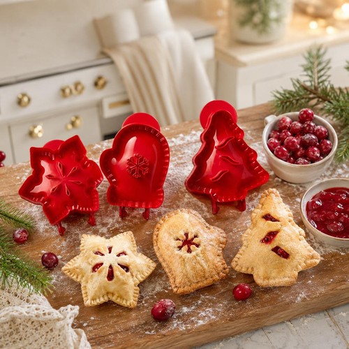 Moule tarte silicone - silicone, rouge