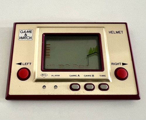 Nintendo game watch helmet - game,