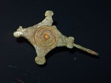 FIBULE ROMAINE EMAILLEE EN BRONZE 200 AP. J.-C. - ROMAN BRONZE ENAMELLED FIBULA