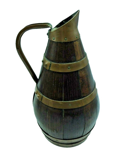 Ancien pichet cidre bois - ancien, à
