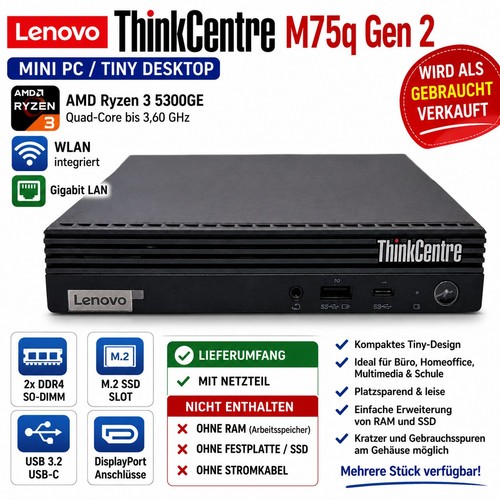 Lenovo thinkcentre m75q - thinkcentre, 2