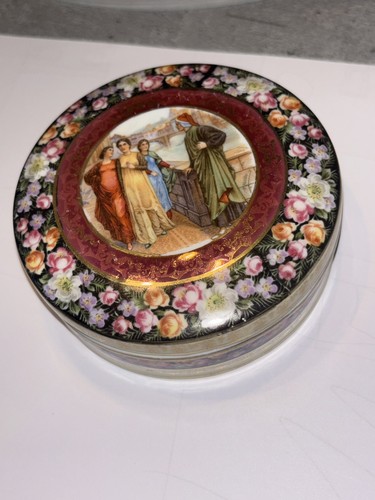 Boîte ancienne porcelaine - ancienne,
