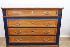 COMMODE CHENE PLATEAU MARBRE