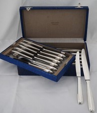 Apollo 24 Art Deco knives, 12 table knives + 12 dessert, cheese, entremets