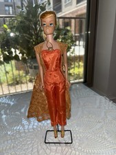 1964 Barbie #850 Blonde Swirl Ponytail  White Lips Clean With OSS And Dinner At8