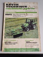 REVUE TECHNIQUE TRACTEUR DEUTZ