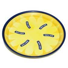Large Vintage Ricard Sheet Metal Advertising Round Serving Tray / 45cm