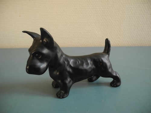 Ancienne statuette chien - statuette,