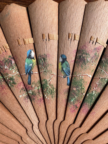 Eventail brisé lamelles - eventail,