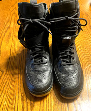 Nike Air, Air Force 1, SF, Shoes, Black, Winterized Issue, 864024-001, SZ-10 1/2