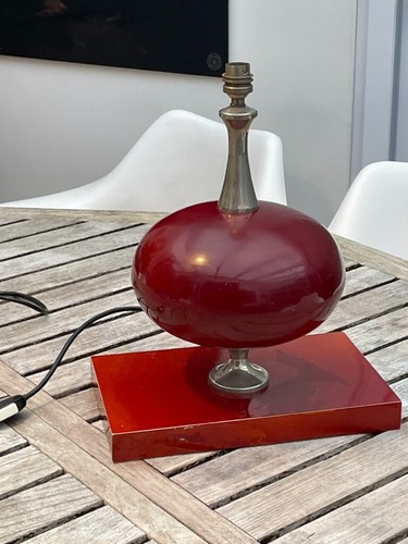 Lampe barbier metal laqué - metal,