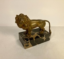 Sculpture en bronze doré