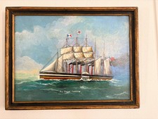 Ancien Tableau Peinture Huile