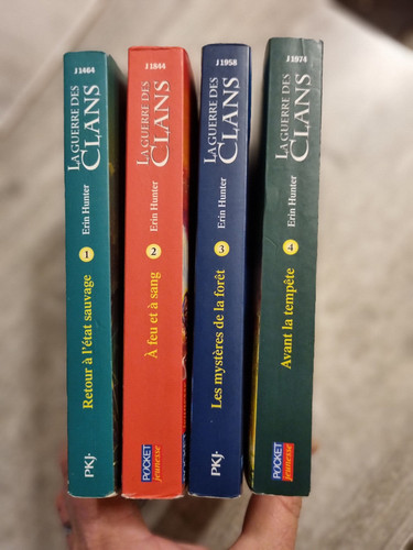 Livres guerre des clans - guerre,