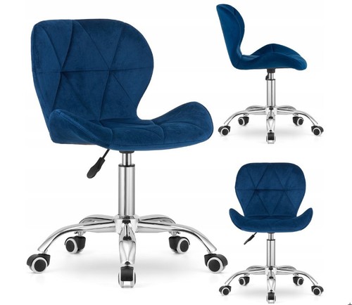 Chaise pivotante velours - pivotante,