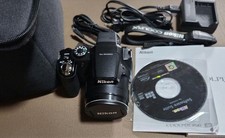 Nikon COOLPIX P90 Compact Digital Camera 24x Optical Zoom Black Tested