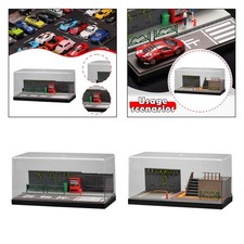 Vitrine D'Exposition Diorama Parking Boîte Acrylique Présentoir de Bureau