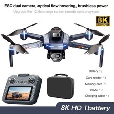 Drone GT8 GPS 4K HD FPV Pliable 5G WIFI Double Caméra 360° 2025