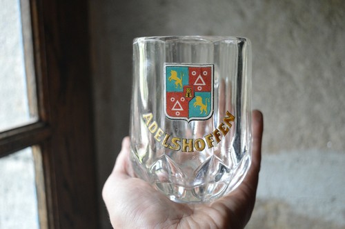Chope verre emaillé - chope,