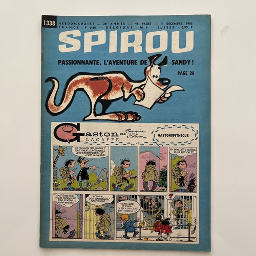 Spirou hebdomadaire 1338 - hebdomadaire, n°