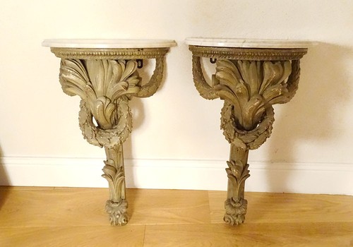 Paire consoles applique