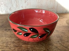 Poterie sur le thème des olives - Bol