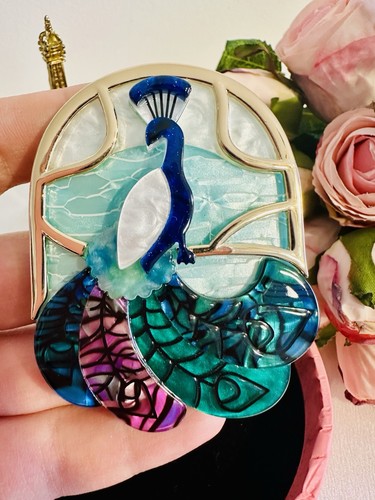 Broche erstwilder paon - broche,