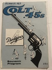 1963 LOS ANGELES Dodgers vs HOUSTON Colt 45s Program RUSTY STAUB Jim WYNN Temple