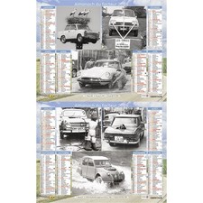 Calendriers 2026, Almanach Facteur, la Poste(Voitures Anciennes Noires Et Blanc)