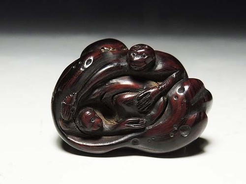 Ancien netsuke japonais deux
