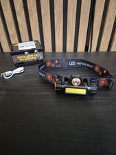  Lampe Frontale Led Rechargeable - Noire