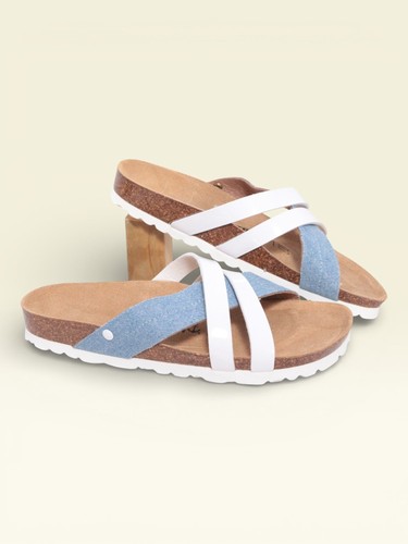 Nwt sandales bayton bleu denim - nwt,