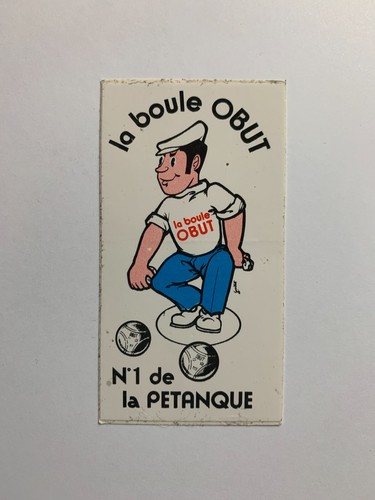 Sticker boule obut 1 de - boule,