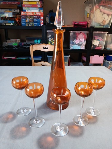 Service liqueur cristal - liqueur, en
