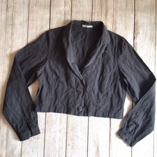 Sarah Pacini Grey Blouse Size Ch40 (approx.)