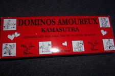 L'érotique Kamasutra :Jeu de Dominos 24 pièces érotisme TBE