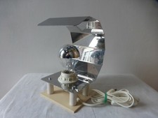 Lampe tôle inox. Années