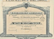 Action    : Chaussures DRESSOIR SA  - Paris