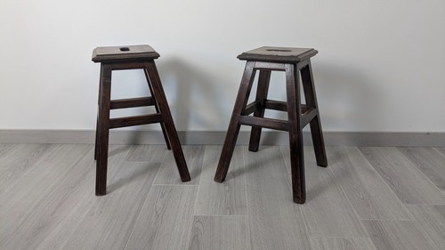 Paire tabourets ferme - de,