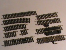 lot 10 morceaux rails HO JOUEF.10 MORCEAUX RAILS MAILLECHORT /OCC