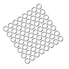  100 Pcs Article De Pêche Anneaux Saut Acier Inoxydable Division En