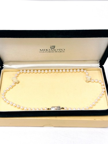Vintage mikimoto mm pearl - vintage, 5.5