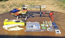 Align TREX 500 Pro 3D RC Helicopter Upgraded With Scorpion Motor & More + Extras