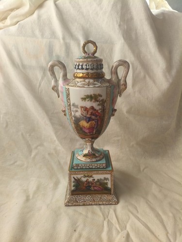 Vase couvert pot pourri - vase, en